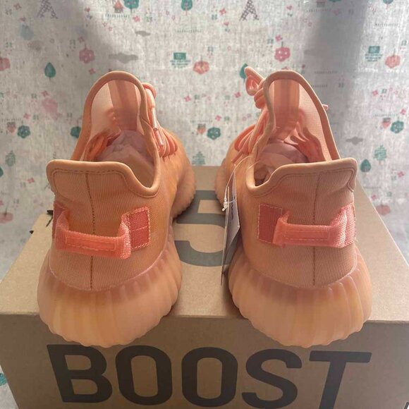 Adidas Yeezy Boost 350 V2 Onyx Sneakers Orange - Picture 2 of 7